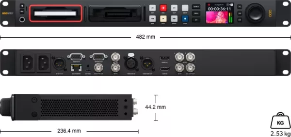 Blackmagic Hyperdeck studio 4K caracteristiques